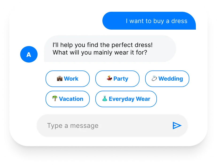 StrutFit Find - recommendations by occasion