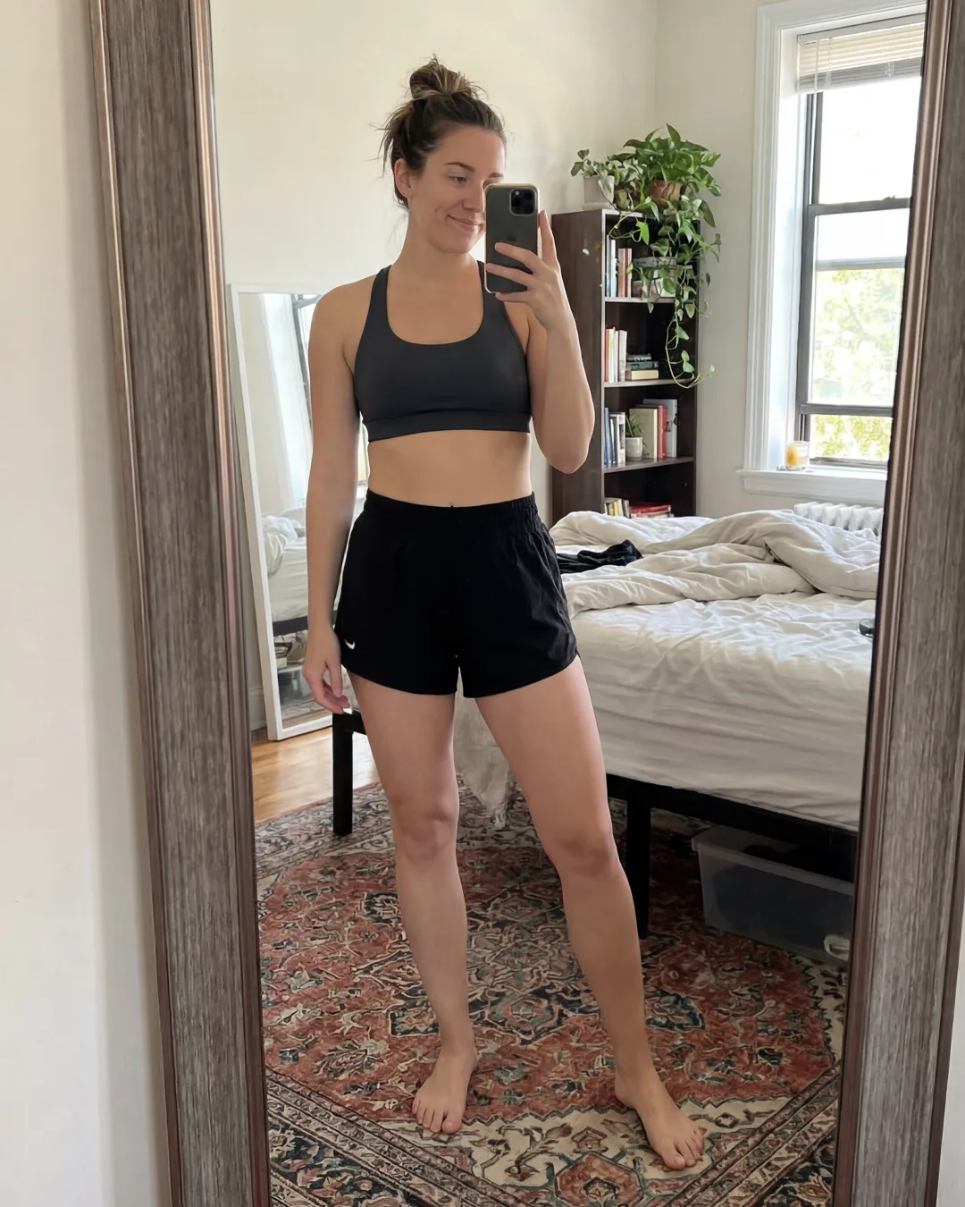 Sarah's original mirror selfie
